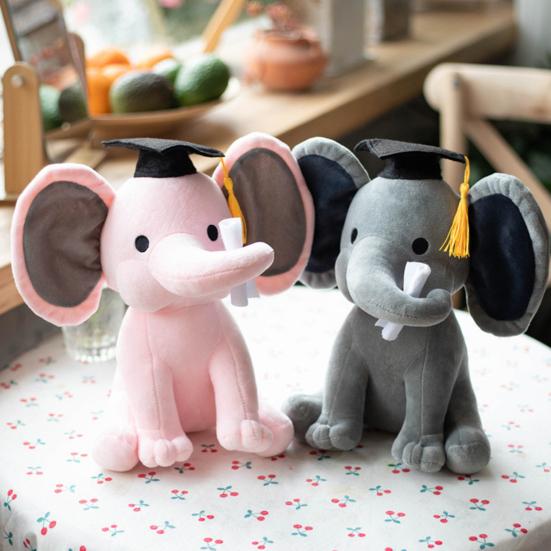 Graduation Hat Elephant Plush Toy Sitting Elephant Plushie Stuffed Animal Doll Pillow Home Office Bedroom Decoration Kids Adults Christmas Gift
Graduation Hat Elephant Plush Toy Sitting Elephant Plushie Stuffed Animal Doll Pillow Home Office Bedroom Decoration Kids Adults Christmas Gift