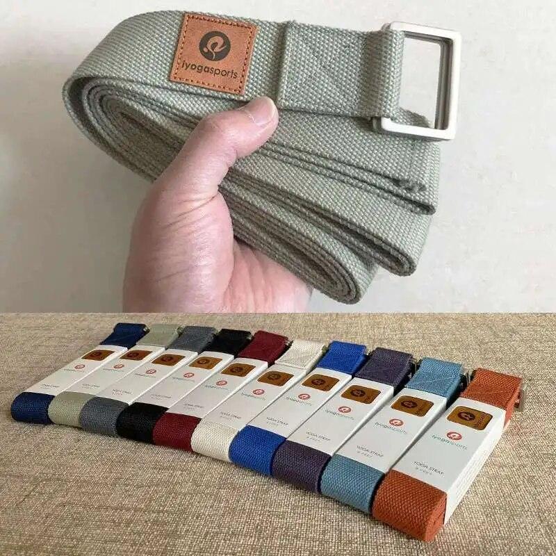 244x3.8cm Yoga Strap Durable Cotton Adjustable Yoga Pilates Dance Stretching Belts Fitness Exercise Equipment
244x3.8cm Yoga Strap Durable Cotton Adjustable Yoga Pilates Dance Stretching Belts Fitness Exercise Equipment