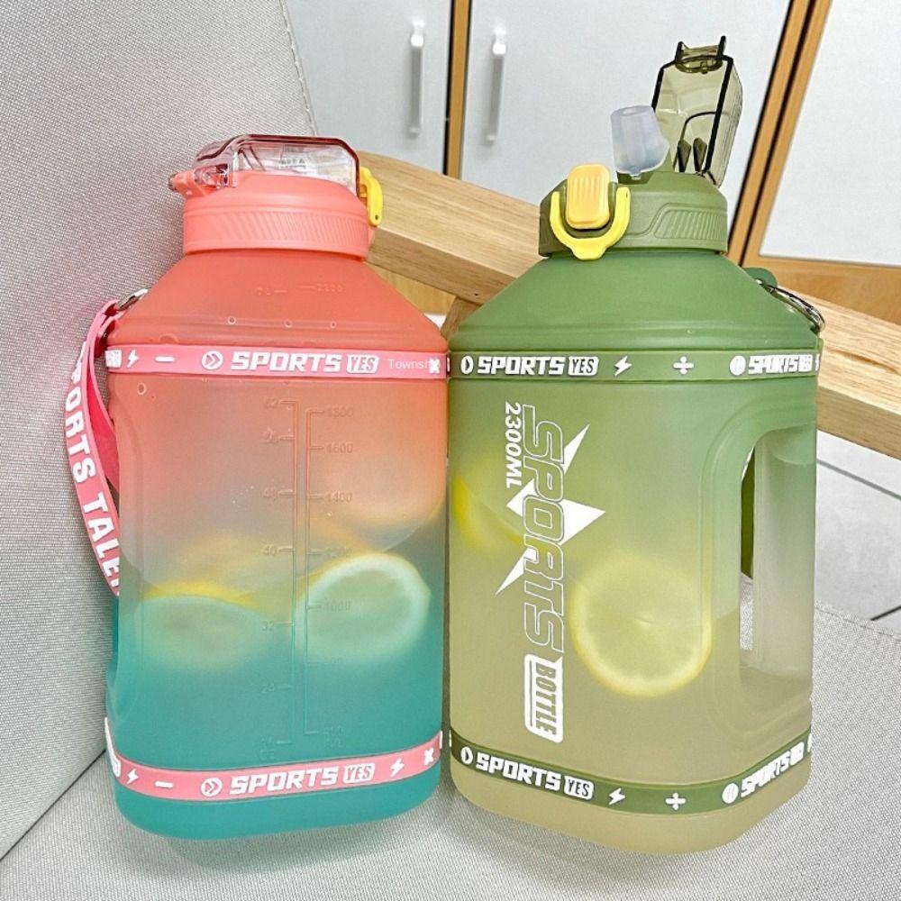 Бутылка для воды с чашкой большой емкости, постепенная спортивная бутылка для фитнеса с соломенной спортивной бутылкой с водой 
Бутылка для воды с чашкой большой емкости, постепенная спортивная бутылка для фитнеса с соломенной спортивной бутылкой с водой