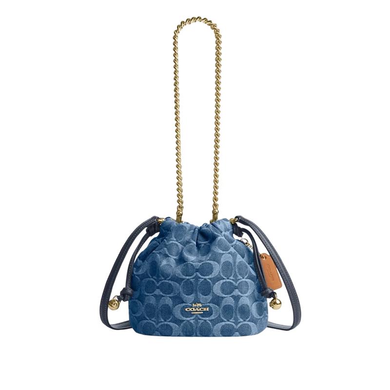 Coach Faye Classic Logo Denim Mini Crossbody Bag
Coach Faye Classic Logo Denim Mini Crossbody Bag