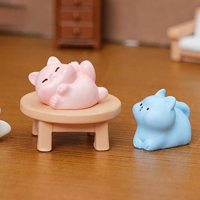 5Pcs/Bag Cute Kitten Cat Doll Car Resin Ornaments Micro Landscape Ornaments Desktop Home Decoration Dollhouse Toy Accessory Gift
5Pcs/Bag Cute Kitten Cat Doll Car Resin Ornaments Micro Landscape Ornaments Desktop Home Decoration Dollhouse Toy Accessory Gift