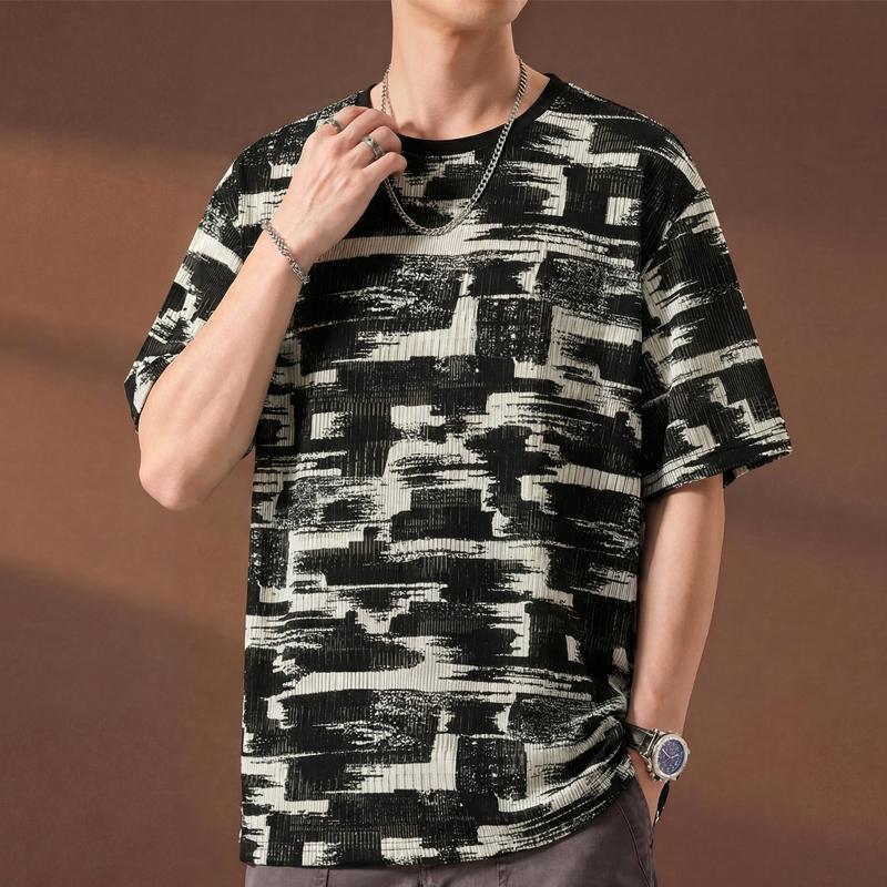Men s Plus Size Abstract Print T-Shirt, Short Sleeve Streetwear Tee (5XL-13XL) 13XL(170kg-180kg)
Men s Plus Size Abstract Print T-Shirt, Short Sleeve Streetwear Tee (5XL-13XL) 13XL(170kg-180kg)