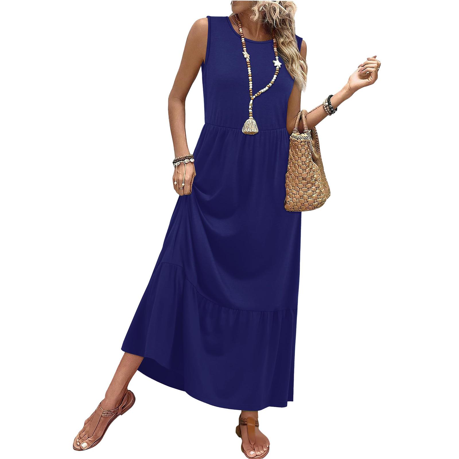 Women s Relaxed-Fit Sleeveless A-Line Pocketed Short-Sleeve Dress S
Women s Relaxed-Fit Sleeveless A-Line Pocketed Short-Sleeve Dress S