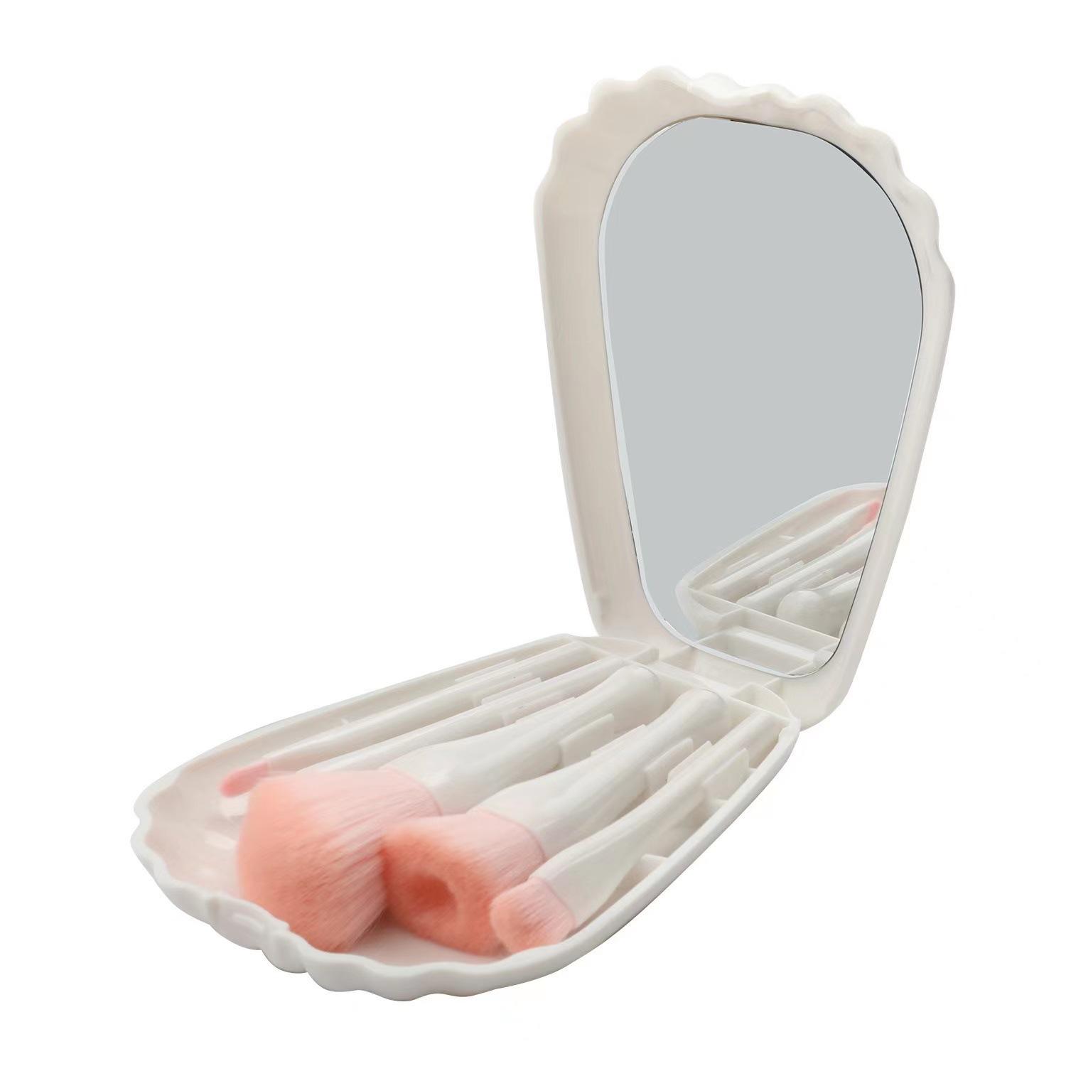 Makeup Brush Set Brush 5 Shells with Mirror Powder Brush Eye Shadow Brush Powder Blusher Brush Beauty Tool Multi-function
Makeup Brush Set Brush 5 Shells with Mirror Powder Brush Eye Shadow Brush Powder Blusher Brush Beauty Tool Multi-function