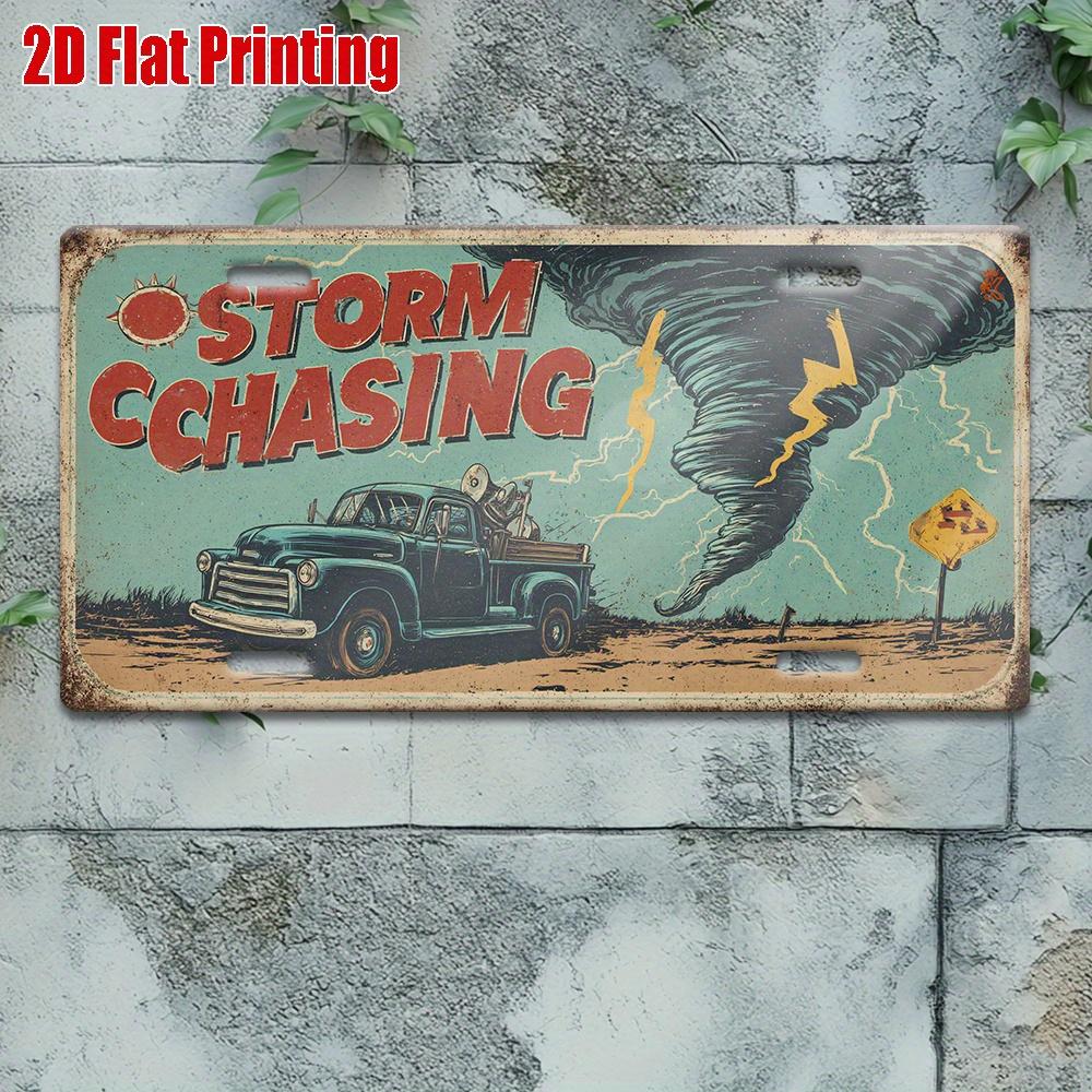 D Flatpc Vintage Metal Sign Outdoor Wall Art ( ) STORM CHASING Aluminum Sign with Tornado Truck Scene Great 15x30cm(5.9x7.8inch)
D Flatpc Vintage Metal Sign Outdoor Wall Art ( ) STORM CHASING Aluminum Sign with Tornado Truck Scene Great 15x30cm(5.9x7.8inch)