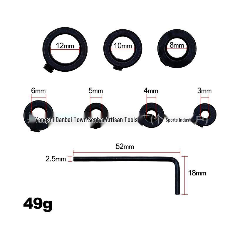 Adjustable Drill Bit Positioning Ring with Wrench
Adjustable Drill Bit Positioning Ring with Wrench