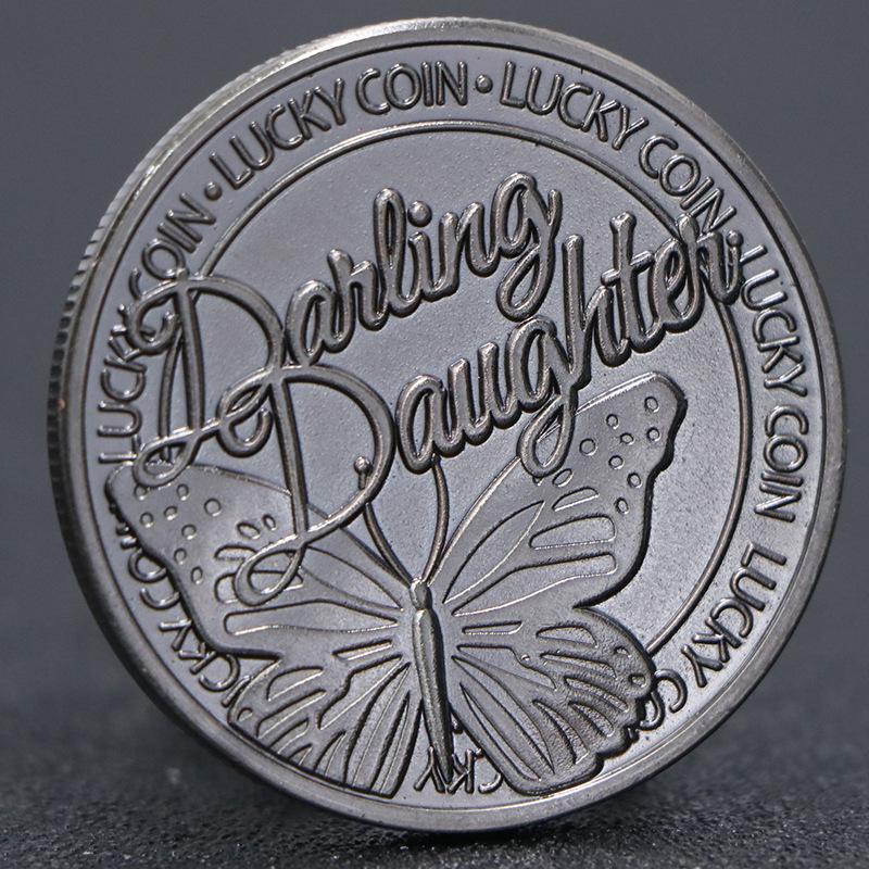 Daughter s Silver Lucky Coin: Butterfly & Clover Commemorative Medal - Charming Gift for Kids серебряный
Daughter s Silver Lucky Coin: Butterfly & Clover Commemorative Medal - Charming Gift for Kids серебряный