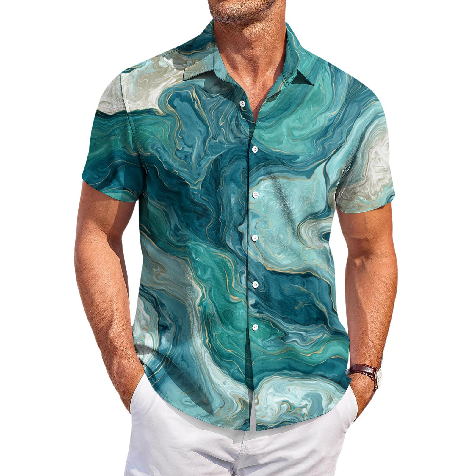 Чоловіча повсякденна сорочка з коротким рукавом S синій
Чоловіча повсякденна сорочка з коротким рукавом S синій