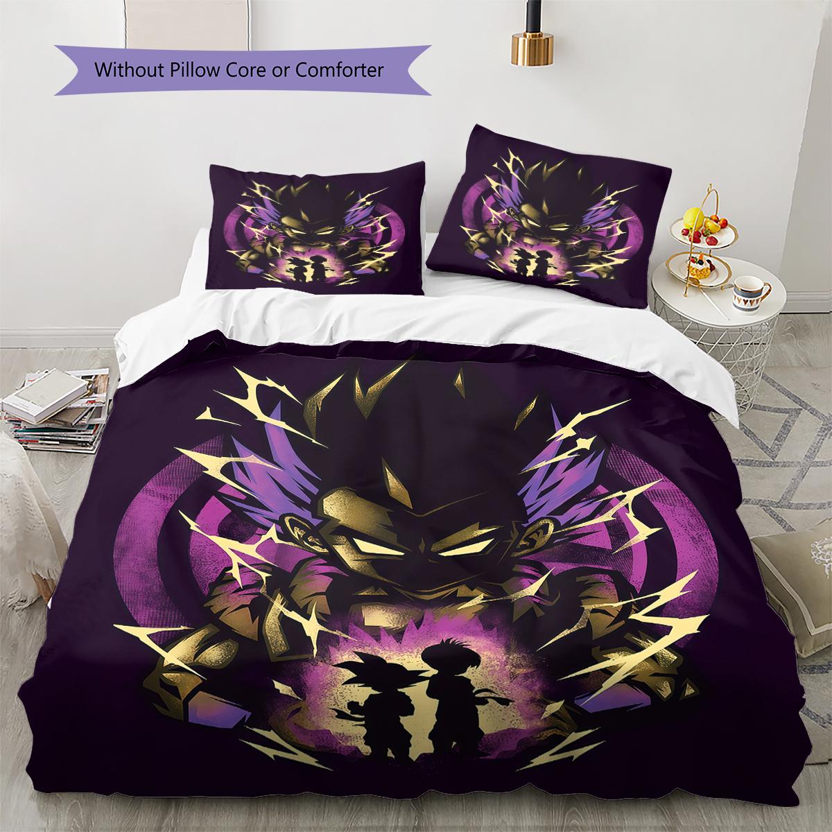 Dragon Ball Super Pattern Bedding,Quilt Set Quilt Cover Pillowcase Home Birthday Gift (1 * duvet cover + 2 * pillowcase, without core) 135x200cm
Dragon Ball Super Pattern Bedding,Quilt Set Quilt Cover Pillowcase Home Birthday Gift (1 * duvet cover + 2 * pillowcase, without core) 135x200cm