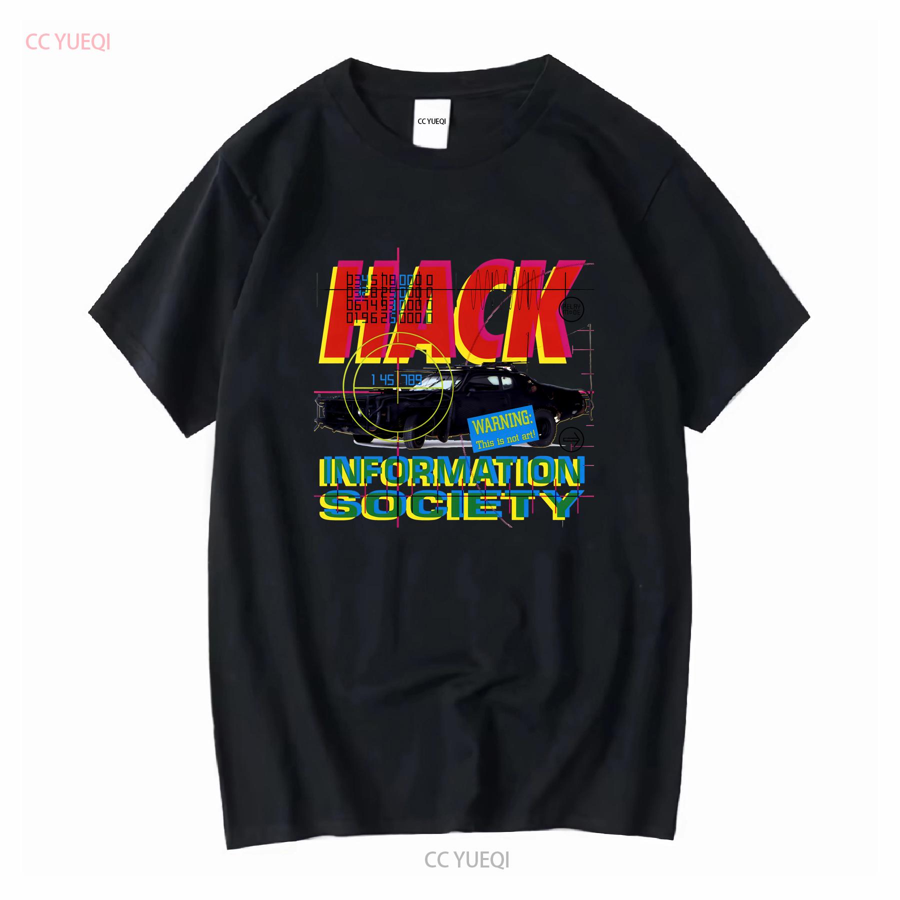 INFORMATION SOCIETY HACK NEW WHITE T SHIRT long or short sleeves vintage Washed Comfortable graphic Top For Everyday Wear Soft 4XL
INFORMATION SOCIETY HACK NEW WHITE T SHIRT long or short sleeves vintage Washed Comfortable graphic Top For Everyday Wear Soft 4XL