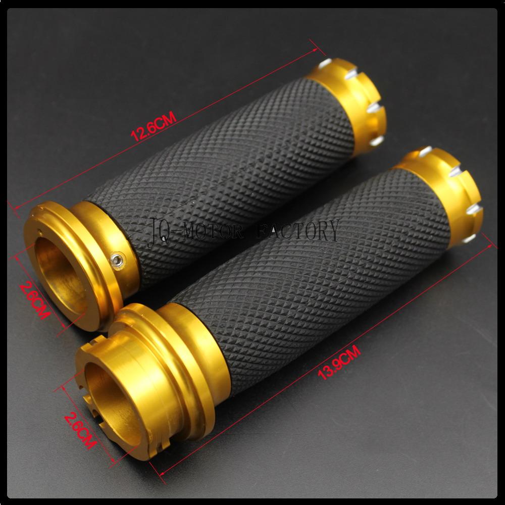 Gold Motorcycle Grips Handle Black CNC 1 25mm Handlebar Hand Grips Fit For Sportster Touring Dyna Softail
Gold Motorcycle Grips Handle Black CNC 1 25mm Handlebar Hand Grips Fit For Sportster Touring Dyna Softail