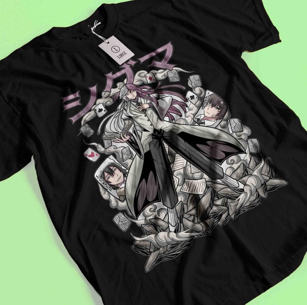 Рубашка Bungo Stray Dogs Футболка Осаму Дазая Футболка Сигмы Футболка Ацуси Футболка Чуи Доппо M
Рубашка Bungo Stray Dogs Футболка Осаму Дазая Футболка Сигмы Футболка Ацуси Футболка Чуи Доппо M