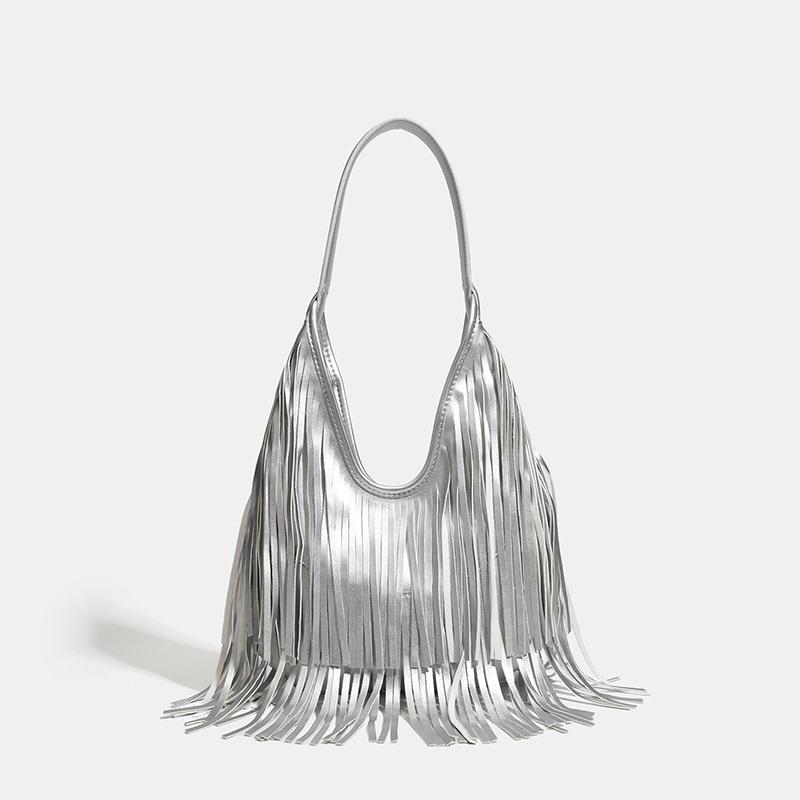 Модные длинные сумки через плечо с кисточками для дам, сумочка, мягкая ПУ кожа, повседневные хобо, сумка под мышку, женская сумка-тоут bolsos серебристый
Модные длинные сумки через плечо с кисточками для дам, сумочка, мягкая ПУ кожа, повседневные хобо, сумка под мышку, женская сумка-тоут bolsos серебристый