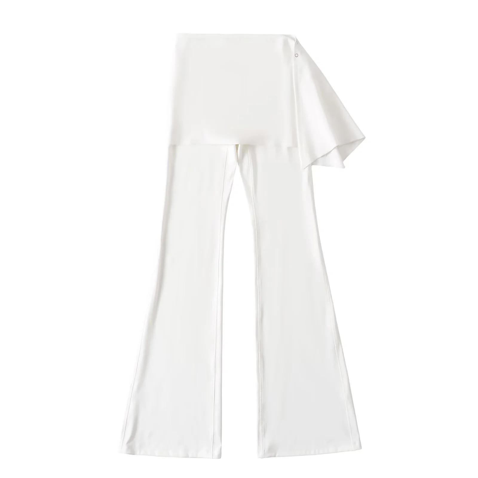 Женские расклешенные брюки для йоги с высокой посадкой - Весенняя одежда для пилатеса и фитнеса Small кремовый/белый
Женские расклешенные брюки для йоги с высокой посадкой - Весенняя одежда для пилатеса и фитнеса Small кремовый/белый