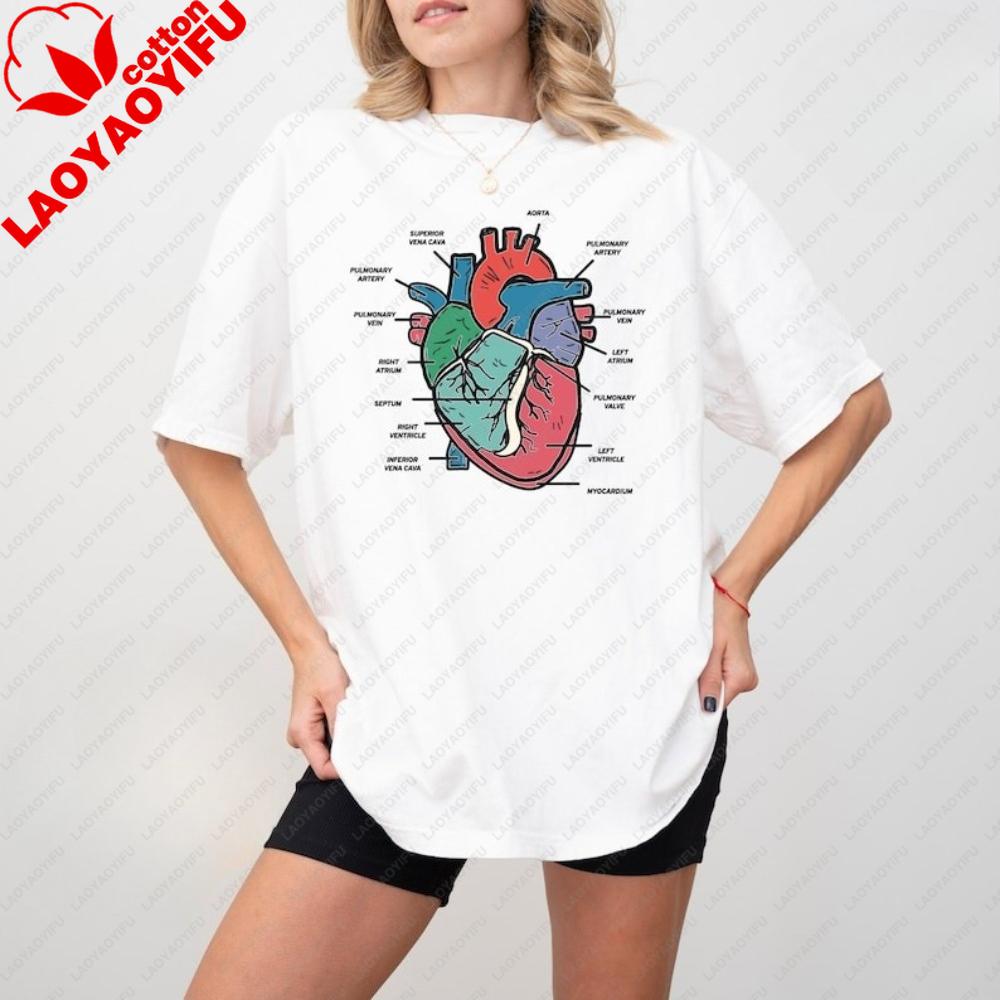 Heart Anatomy T Shirt Anatomical Heart Graphic Tee Medical Student Gift HuUnisex Organ Science Shirt Nurse Doctor Biology Top 3XL
Heart Anatomy T Shirt Anatomical Heart Graphic Tee Medical Student Gift HuUnisex Organ Science Shirt Nurse Doctor Biology Top 3XL