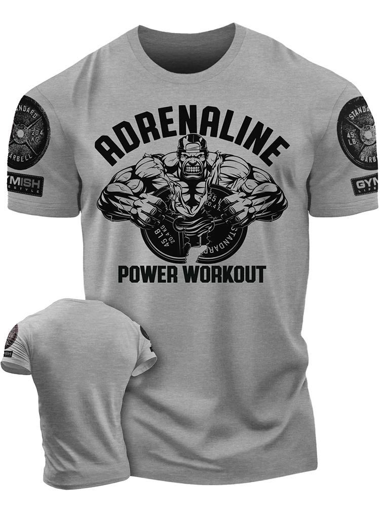 3D-друк Adrenaline Power Workoout Gym T-Shirt Високоякісна бавовняна повсякденна чоловіча футболка з короткими рукавами Muscle Man Tough Guy Tshirt M
3D-друк Adrenaline Power Workoout Gym T-Shirt Високоякісна бавовняна повсякденна чоловіча футболка з короткими рукавами Muscle Man Tough Guy Tshirt M
