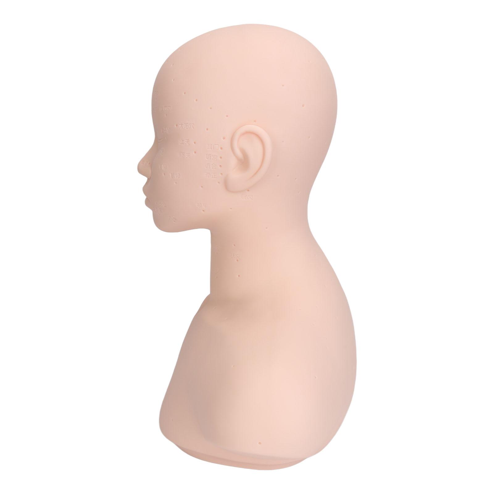 Practice Training Mannequin Head Versatile Soft Comfortable Touch Mannequin Head Model with Shoulder for Massage
Practice Training Mannequin Head Versatile Soft Comfortable Touch Mannequin Head Model with Shoulder for Massage