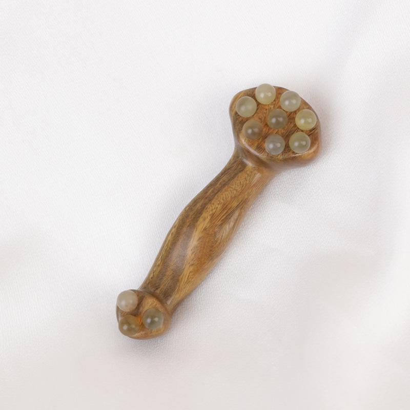 Green Sandalwood Ruyi Horn Massage Stick for Nasal Relief & Eye Area Acupoint Therapy
Green Sandalwood Ruyi Horn Massage Stick for Nasal Relief & Eye Area Acupoint Therapy