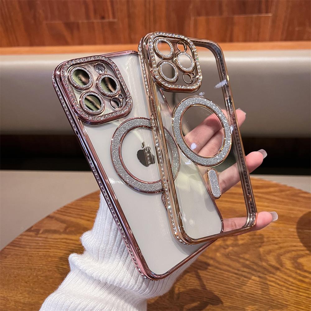 Suitable For IPhone 16 Edge Drill Magnetic Transparent Phone Case 15promax Silicone TPU Protective Cover 14/13 iPhone 13 aero синього кольору
Suitable For IPhone 16 Edge Drill Magnetic Transparent Phone Case 15promax Silicone TPU Protective Cover 14/13 iPhone 13 aero синього кольору