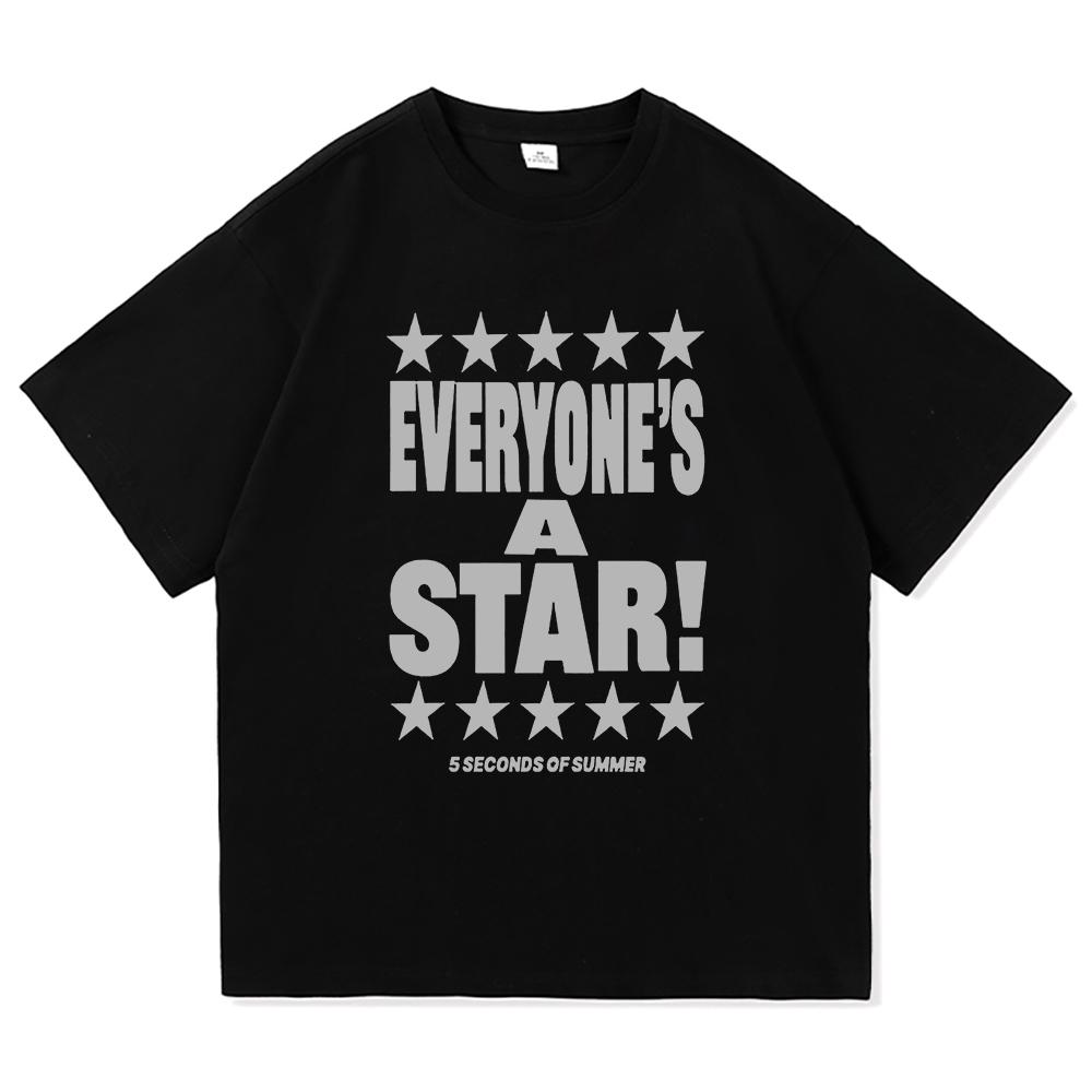5 Seconds of Summer Футболка Everyones A Star Мода 2025 Альбом ЧоловікиЖінки Одяг Харадзюку Високоякісні Топи Бавовняні Футболки S
5 Seconds of Summer Футболка Everyones A Star Мода 2025 Альбом ЧоловікиЖінки Одяг Харадзюку Високоякісні Топи Бавовняні Футболки S