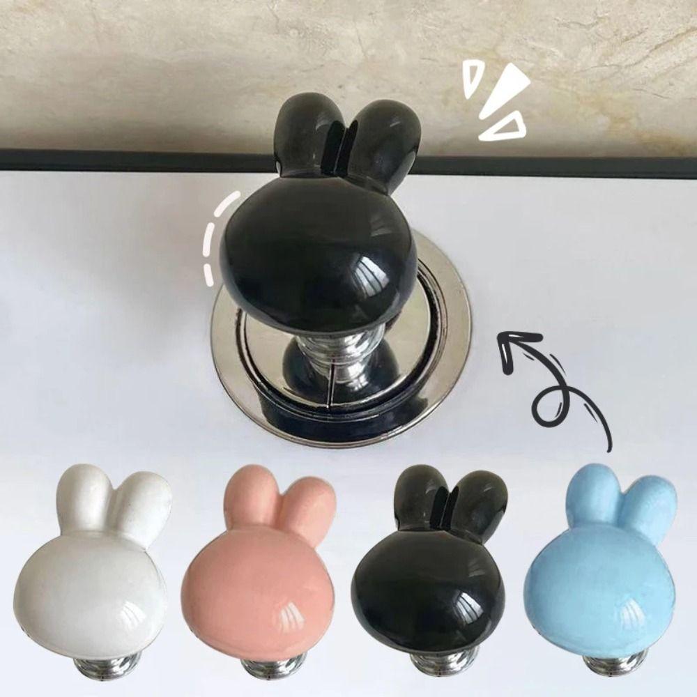Rabbit Shape Toilet Button Colorful Water Press Flush Button Water Tank Buttons Bathroom Supplies білий
Rabbit Shape Toilet Button Colorful Water Press Flush Button Water Tank Buttons Bathroom Supplies білий