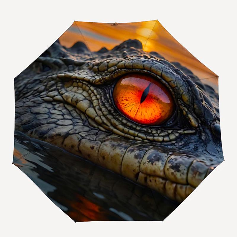 1pc Crocodile Eye Automatic Open/Close Umbrella 8-Rib Strong Frame, Portable Travel Umbrella for Women & Men, Birthday Gift Parties, Everyday Use
1pc Crocodile Eye Automatic Open/Close Umbrella 8-Rib Strong Frame, Portable Travel Umbrella for Women & Men, Birthday Gift Parties, Everyday Use