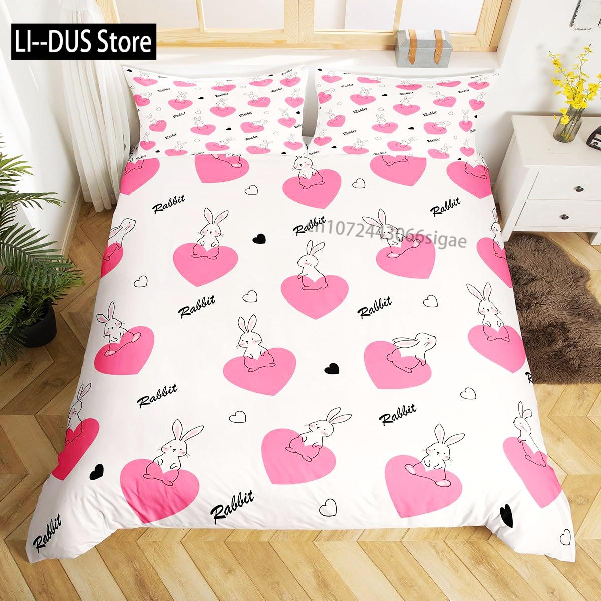 Watercolor Bunny Rabbit Duvet Cover Set, Decorative 3 Piece Bedding Set with 2 Pillow Shams, Queen King Full Size Bedroom Decor EU single(135x200cm)
Watercolor Bunny Rabbit Duvet Cover Set, Decorative 3 Piece Bedding Set with 2 Pillow Shams, Queen King Full Size Bedroom Decor EU single(135x200cm)