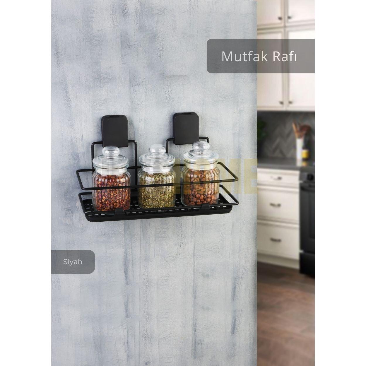 Mutfak Rafı Paslanmaz Banyo Rafı Yapışkanlı Baharatlık Tek Katlı Köşelik Şampuanlık Siyah 12x31x13
Mutfak Rafı Paslanmaz Banyo Rafı Yapışkanlı Baharatlık Tek Katlı Köşelik Şampuanlık Siyah 12x31x13