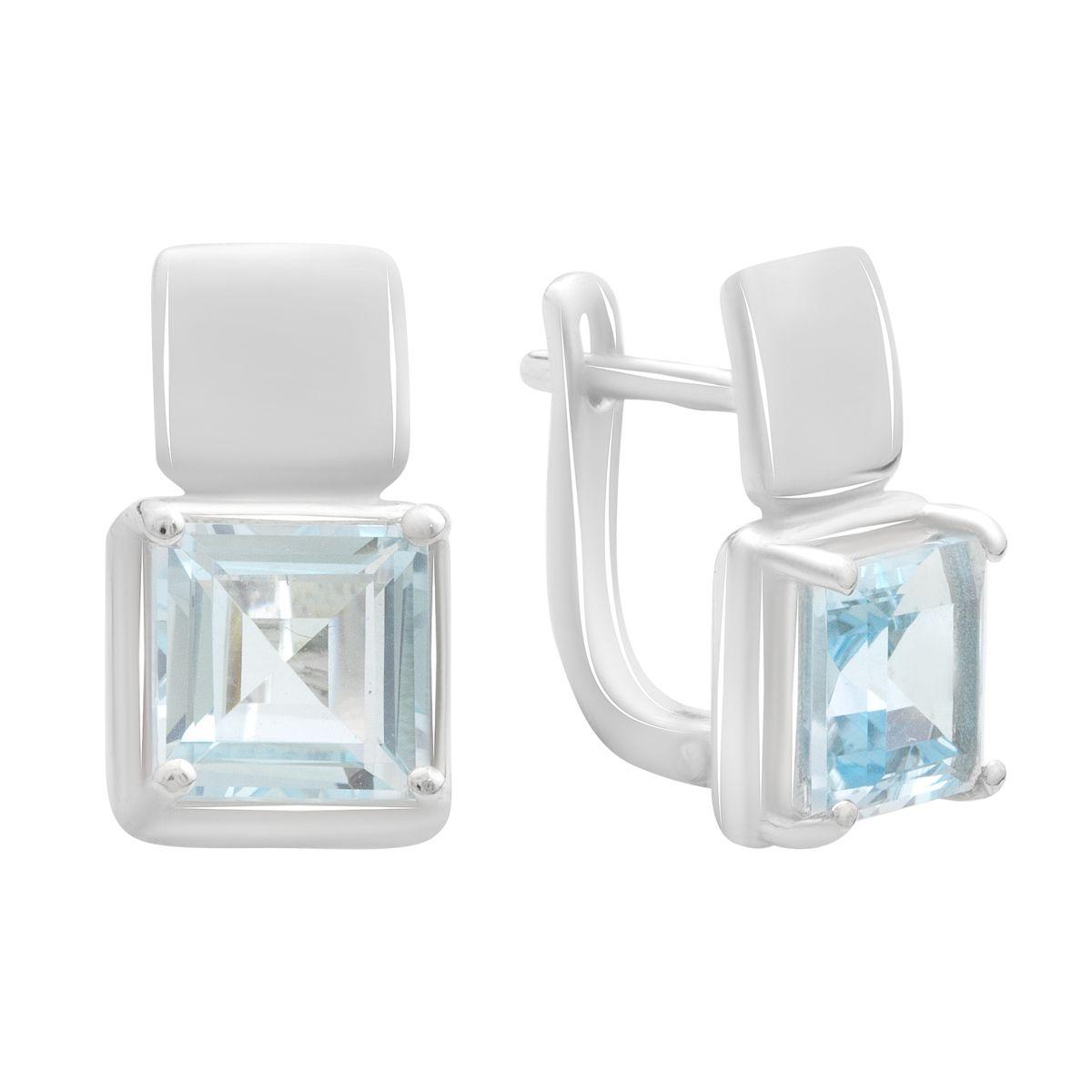 Silver earrings with natural topaz 5.838ct (2188414) небо синє світло кольору
Silver earrings with natural topaz 5.838ct (2188414) небо синє світло кольору