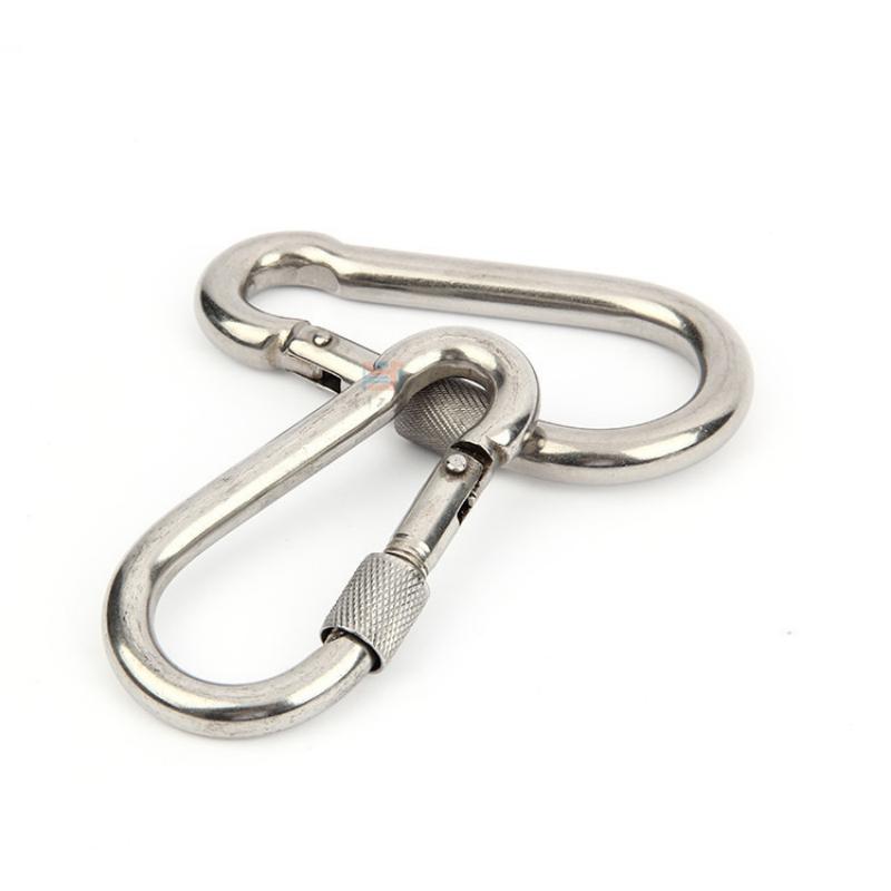 Spring Snap Carabiner M4 M5 M6 M8 304 Stainless Steel Climbing Safety Buckle Quick Link Lock Ring Hook High Quality Metal Buckle M5
Spring Snap Carabiner M4 M5 M6 M8 304 Stainless Steel Climbing Safety Buckle Quick Link Lock Ring Hook High Quality Metal Buckle M5