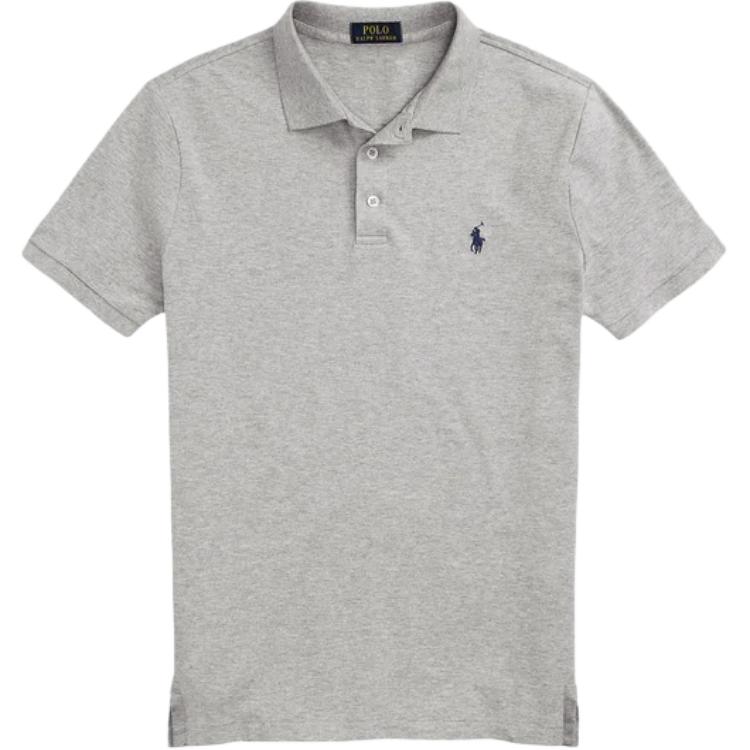 Polo Ralph Lauren Однотонная футболка поло с коротким рукавом облегающего кроя Мужские топы Серый 710941439004 XXL
Polo Ralph Lauren Однотонная футболка поло с коротким рукавом облегающего кроя Мужские топы Серый 710941439004 XXL