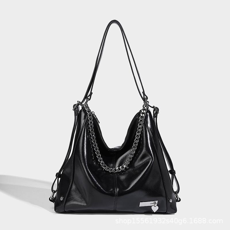 Multi Purpose Tote Bag for Women s Spring and Summer New Style Chain Hobo Large Capacity College Style Backpack for Women s Commuting Versatile чёрный
Multi Purpose Tote Bag for Women s Spring and Summer New Style Chain Hobo Large Capacity College Style Backpack for Women s Commuting Versatile чёрный