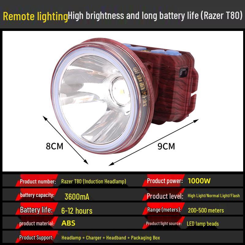 Outdoor Rechargeable LED Headlamp
Outdoor Rechargeable LED Headlamp