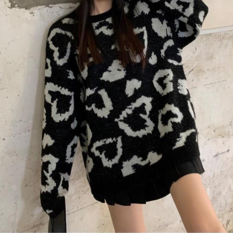 Женский зимний Y2k Love Pattern Harajuku Уникальный жаккардовый топ средней длины Свободный пуловер трикотажный свитер
Женский зимний Y2k Love Pattern Harajuku Уникальный жаккардовый топ средней длины Свободный пуловер трикотажный свитер
