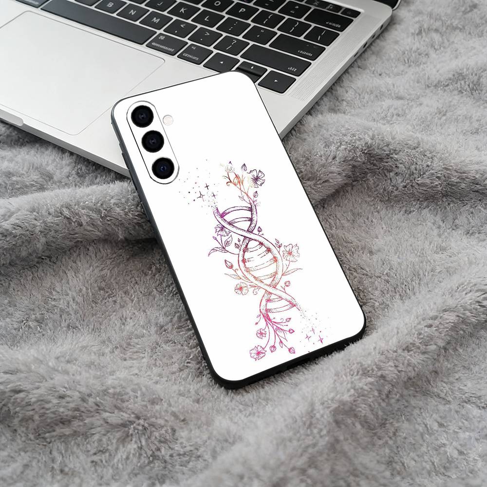 S-Science DNA Biology Black Soft Silicone Phone Case for Samsung Galaxy A73, A71, A72, A70, A53, A52, A51 Samsung a714g
S-Science DNA Biology Black Soft Silicone Phone Case for Samsung Galaxy A73, A71, A72, A70, A53, A52, A51 Samsung a714g