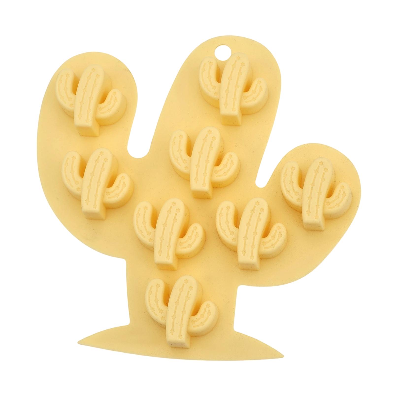 Silicone Cactus Ice Cube Tray Mold for DIY Chocolate Baking Mold Flexible Non-Stick Silicone Mold for Ice Making and Candy Crafting One Size жёлтый
Silicone Cactus Ice Cube Tray Mold for DIY Chocolate Baking Mold Flexible Non-Stick Silicone Mold for Ice Making and Candy Crafting One Size жёлтый