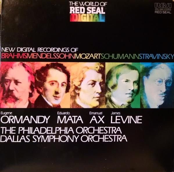 LP Record JOHANNES BRAHMS / FELIX MENDELSSOHN - The World Of Red Seal Digital (New XRC13624,CRC136 RCA Red Seal, R 1980 US Classical Used
LP Record JOHANNES BRAHMS / FELIX MENDELSSOHN - The World Of Red Seal Digital (New XRC13624,CRC136 RCA Red Seal, R 1980 US Classical Used