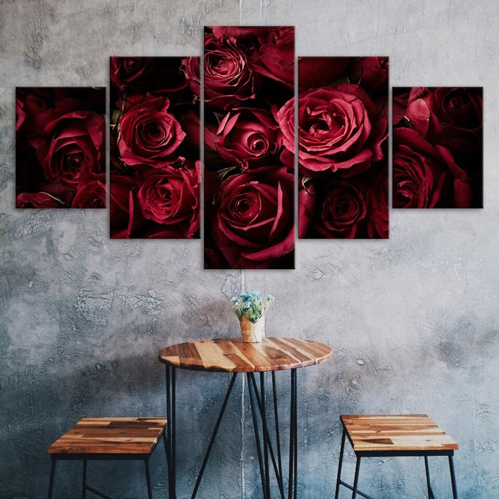 Red Roses Flower Bouquet 5 Piece Five Panel Wall Canvas Print Modern Art Poster Picture Home Decor Gift For Him For Her 20X35 20X45 20X55CM
Red Roses Flower Bouquet 5 Piece Five Panel Wall Canvas Print Modern Art Poster Picture Home Decor Gift For Him For Her 20X35 20X45 20X55CM