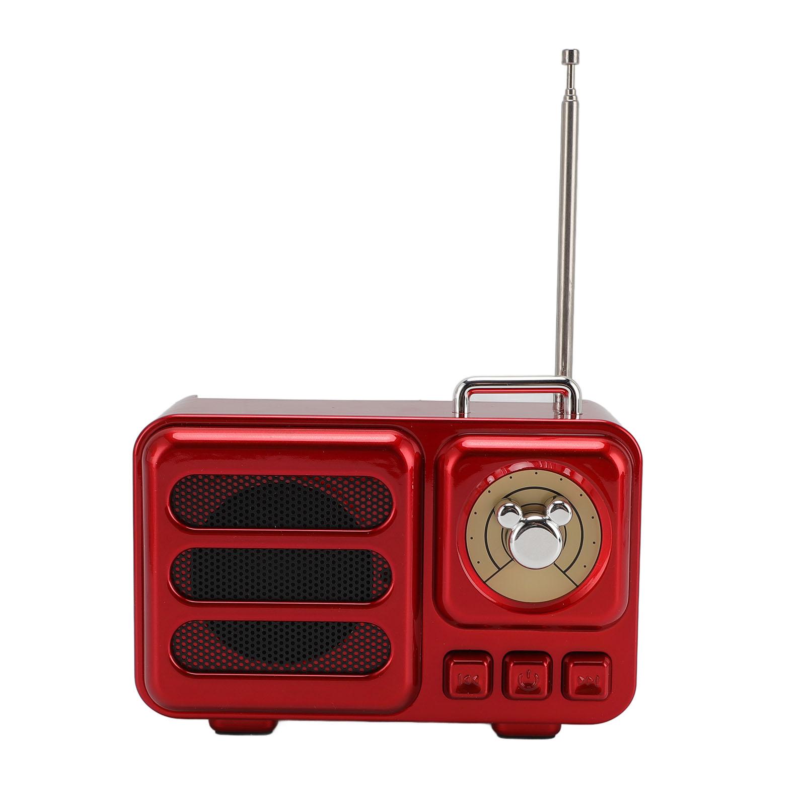 Беспроводной Bluetooth-динамик Ретро Bluetooth 5.3 Портативный небольшой динамик Радио для вечеринки в спальне красный
Беспроводной Bluetooth-динамик Ретро Bluetooth 5.3 Портативный небольшой динамик Радио для вечеринки в спальне красный