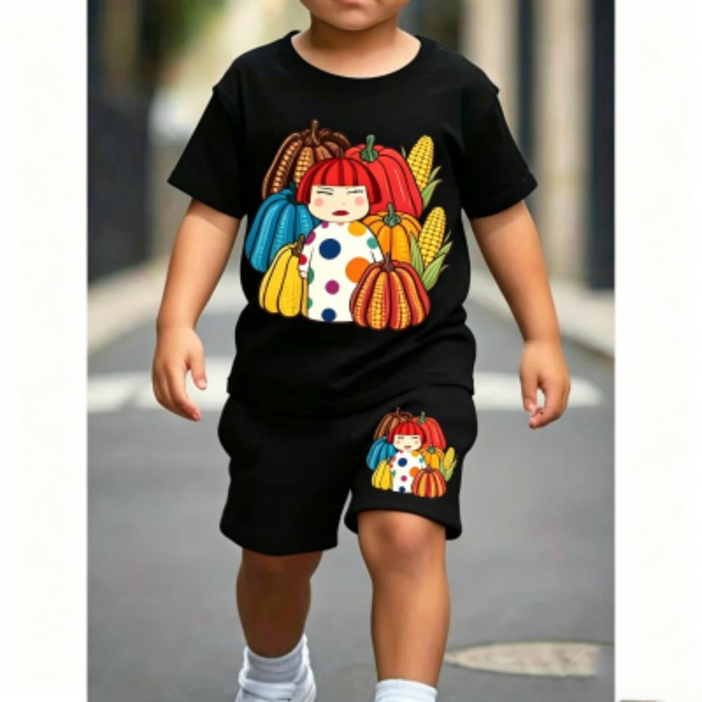 Kids Pumpkin Girl Fun Printed 11 Colors Kids T-shirt and Shorts 2 Piece Set Summer Home Outdoor Casual Outfit Boy and Girl s Sports Set 100
Kids Pumpkin Girl Fun Printed 11 Colors Kids T-shirt and Shorts 2 Piece Set Summer Home Outdoor Casual Outfit Boy and Girl s Sports Set 100
