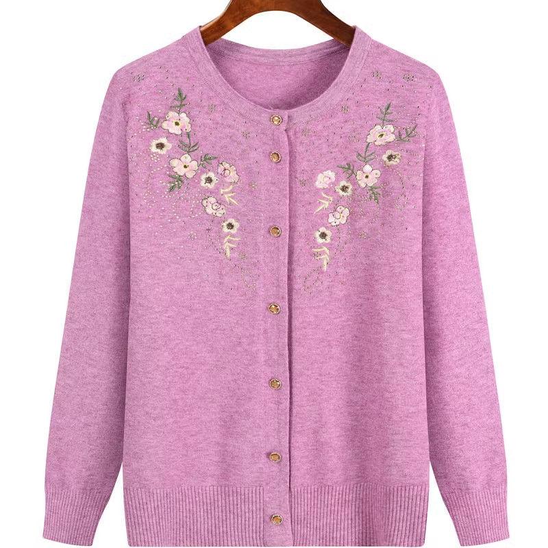 Кардиган для літніх людей середнього віку, в язаний, осінньо-зимовий, з принтом, ромбоподібною інкрустацією, повсякденний, бабусин, універсальний верхній одяг 4XL світло-фіолетового кольору
Кардиган для літніх людей середнього віку, в язаний, осінньо-зимовий, з принтом, ромбоподібною інкрустацією, повсякденний, бабусин, універсальний верхній одяг 4XL світло-фіолетового кольору