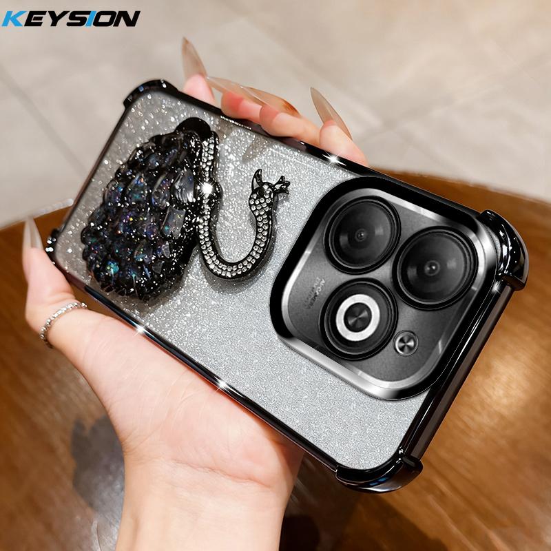 KEYSION Shockproof Plating TPU Phone Case forTECNO Spark Go 2024 20 20C Glitter Jewelled Swan kickstand Back Cover for Tecno Pop 8 for Spark Go 2024 чёрный
KEYSION Shockproof Plating TPU Phone Case forTECNO Spark Go 2024 20 20C Glitter Jewelled Swan kickstand Back Cover for Tecno Pop 8 for Spark Go 2024 чёрный