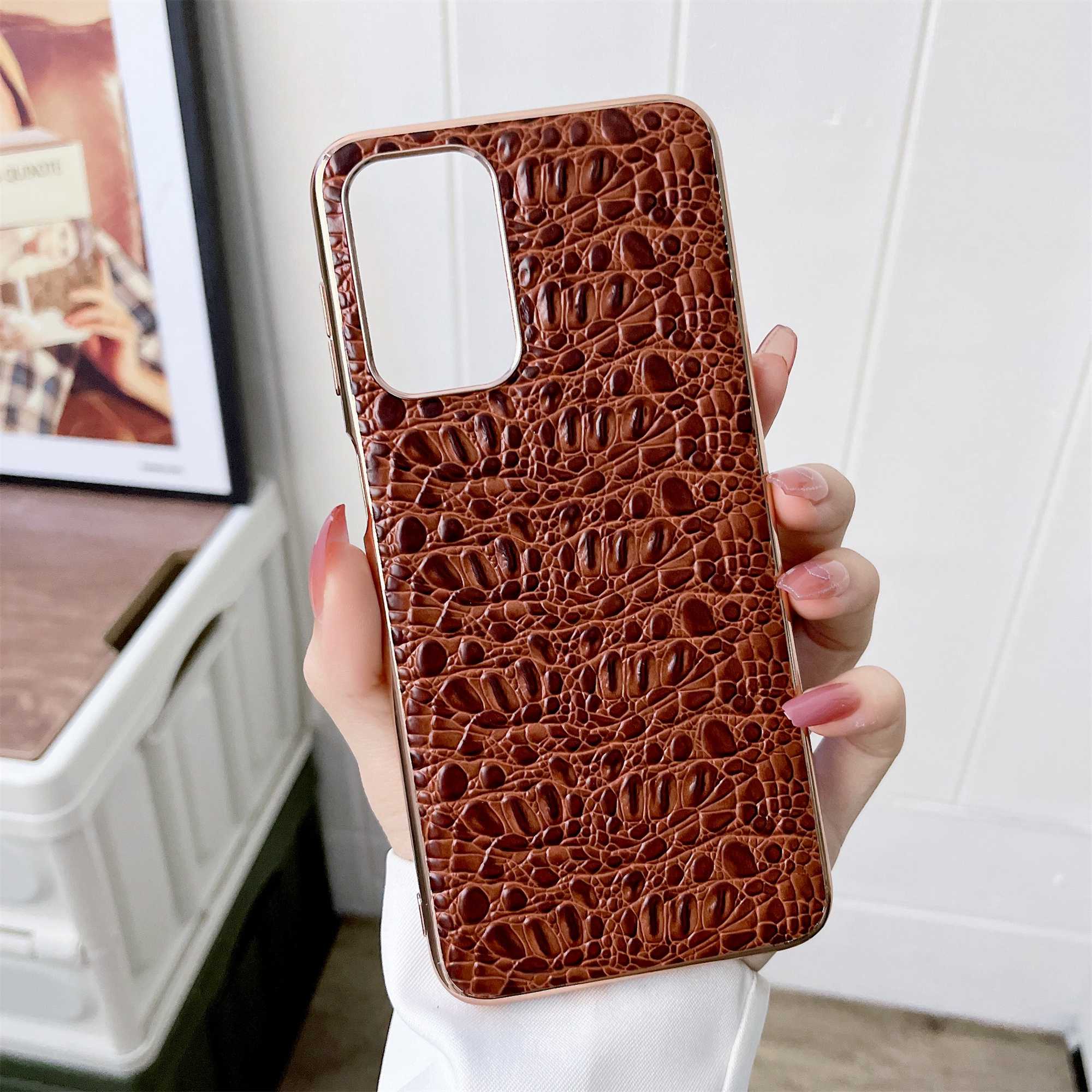 For Samsung Galaxy A53 5G Genuine Cow Leather Coating Case Shockproof TPU+PC Nano Electroplating Frame Protective Cover Coffee
For Samsung Galaxy A53 5G Genuine Cow Leather Coating Case Shockproof TPU+PC Nano Electroplating Frame Protective Cover Coffee