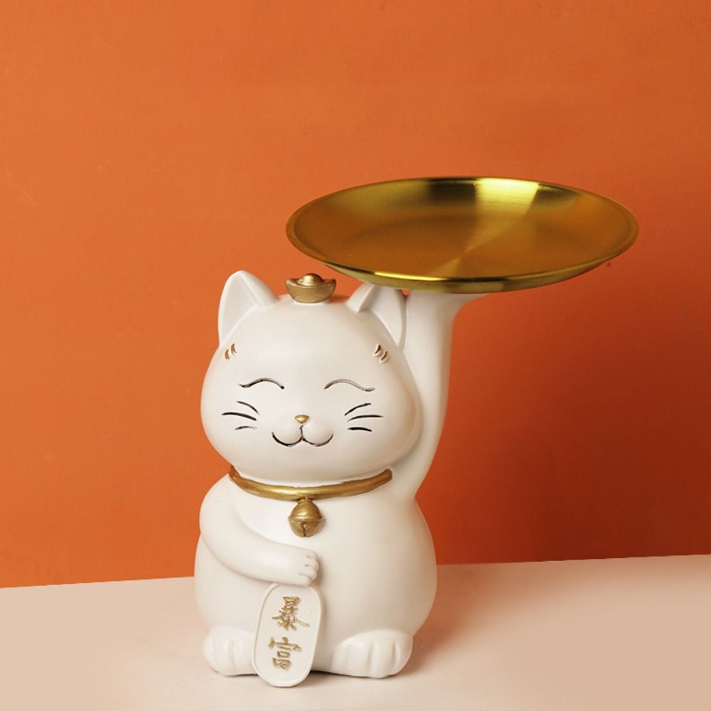 Украшения ручной работы Lucky Cat, большая емкость для хранения смолы, современная настольная статуэтка кошки белый
Украшения ручной работы Lucky Cat, большая емкость для хранения смолы, современная настольная статуэтка кошки белый