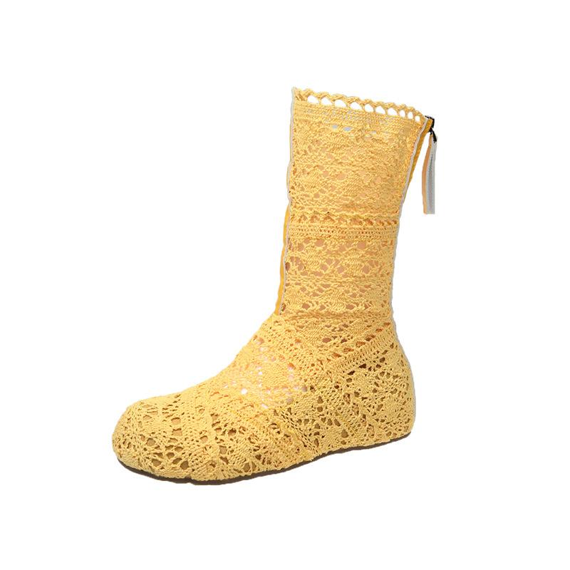 Mori~ Design Sense Lace Cotton and Linen Mesh Cool Boots Women s Spring and Summer New Inner Height Increasing Hollow Middle Boots 40 жовтий
Mori~ Design Sense Lace Cotton and Linen Mesh Cool Boots Women s Spring and Summer New Inner Height Increasing Hollow Middle Boots 40 жовтий