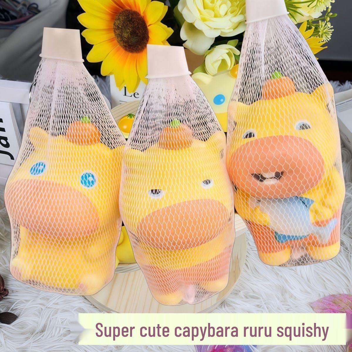 Capybara Ruru Plush Toy - Cute, Funny Stress Relief Foam Doll with Slow Rebound for Display or Decompression
Capybara Ruru Plush Toy - Cute, Funny Stress Relief Foam Doll with Slow Rebound for Display or Decompression