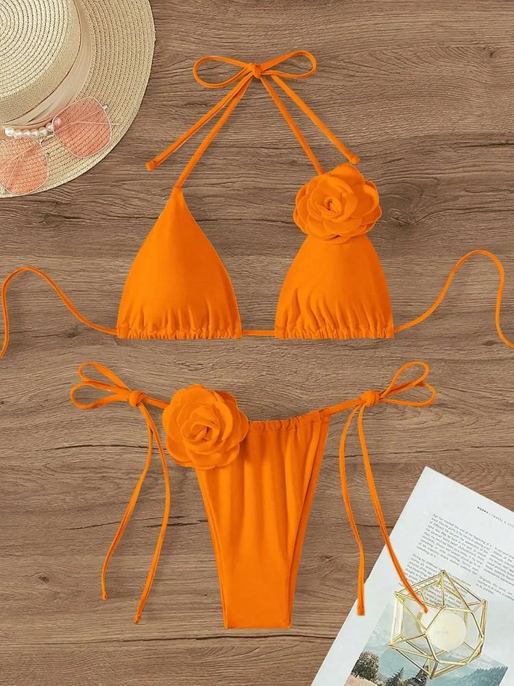 Beach Party Sexy Bikini Flower Swimsuits Women Slash Neck Fashion Sweet Swimwear Sets Female Soild Vintage Patchwork Suits 2026 L помаранчевий
Beach Party Sexy Bikini Flower Swimsuits Women Slash Neck Fashion Sweet Swimwear Sets Female Soild Vintage Patchwork Suits 2026 L помаранчевий