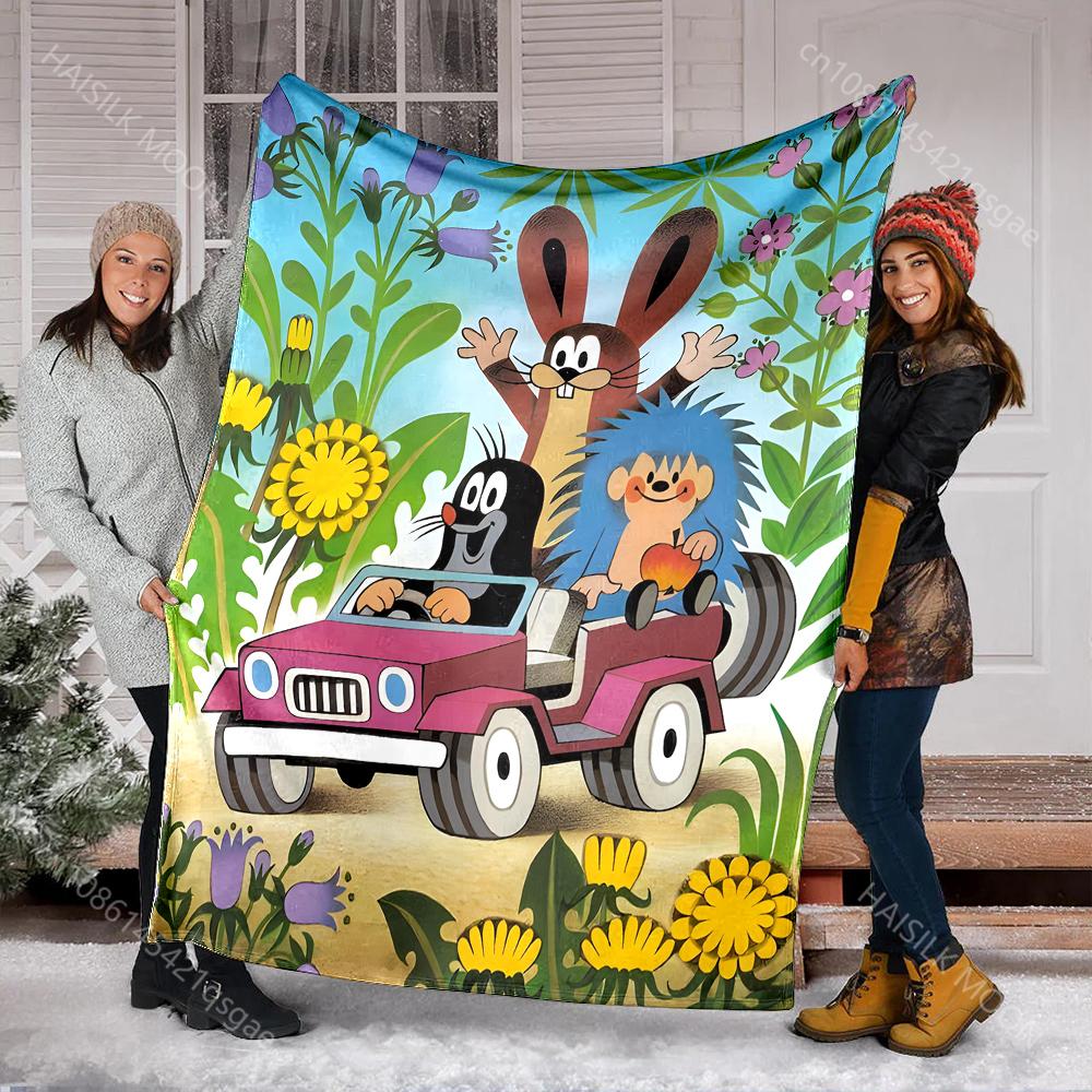 Classic Cartoon Little Mole Print Blanket Warm Soft and Comfortable Home Travel Blanket Sofa Bedding Camping RV Blanket for Gift 75x100cm
Classic Cartoon Little Mole Print Blanket Warm Soft and Comfortable Home Travel Blanket Sofa Bedding Camping RV Blanket for Gift 75x100cm