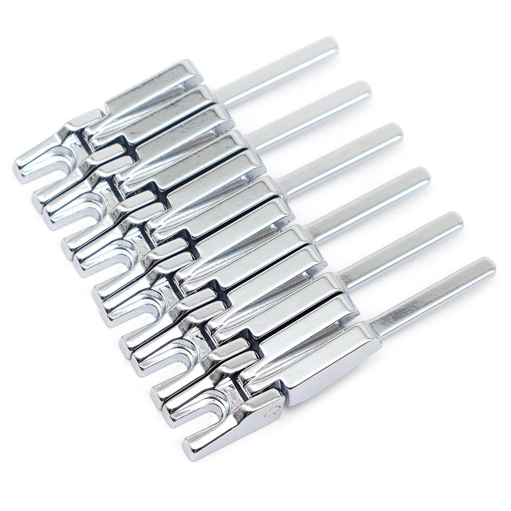 6Pcs Guitar Bridge Saddle String Saddles for Electric Guitar Tremolo Bridge Double Locking Hanging Style
6Pcs Guitar Bridge Saddle String Saddles for Electric Guitar Tremolo Bridge Double Locking Hanging Style