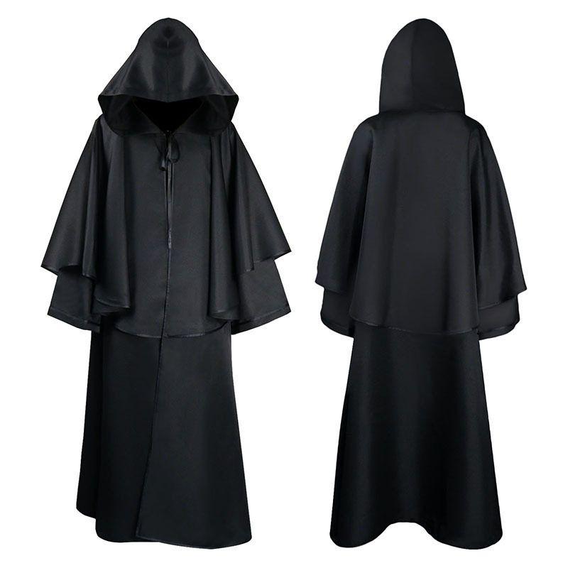 Amazon s New European and American Style Christmas Party Medieval Stand-Up Collar Retro Jacquard Double-Layer Shawl with Buckle Robe/Cloak - Black L
Amazon s New European and American Style Christmas Party Medieval Stand-Up Collar Retro Jacquard Double-Layer Shawl with Buckle Robe/Cloak - Black L